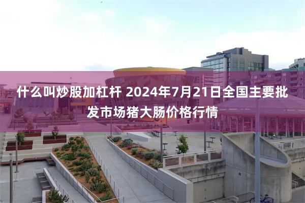 什么叫炒股加杠杆 2024年7月21日全国主要批发市场猪大肠价格行情