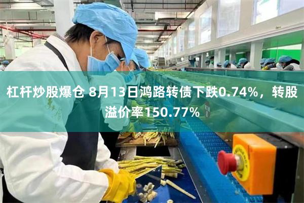 杠杆炒股爆仓 8月13日鸿路转债下跌0.74%，转股溢价率150.77%