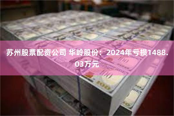 苏州股票配资公司 华岭股份：2024年亏损1488.03万元